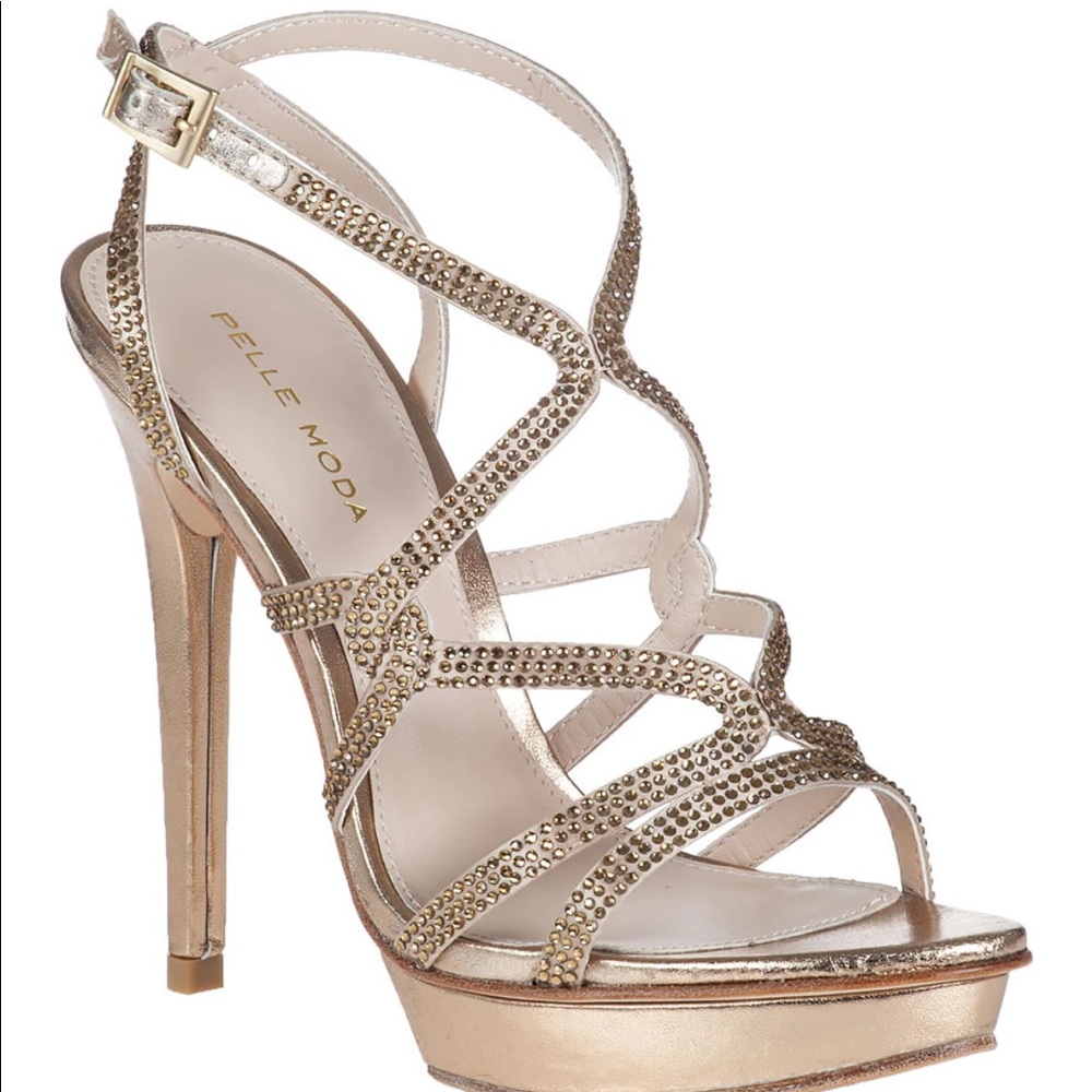 Pelle Moda Farah Sequin Evening Heel